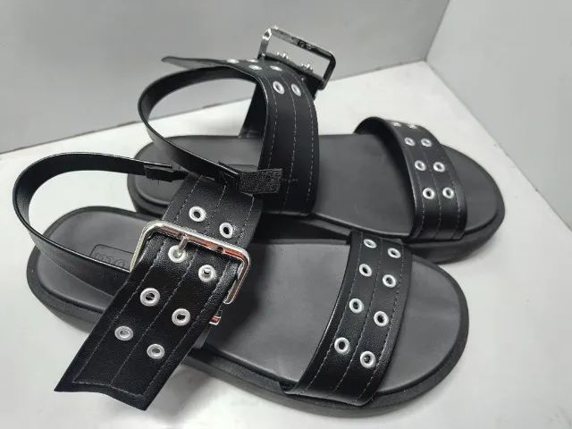 Sandalia Media Moleca Preto T 38