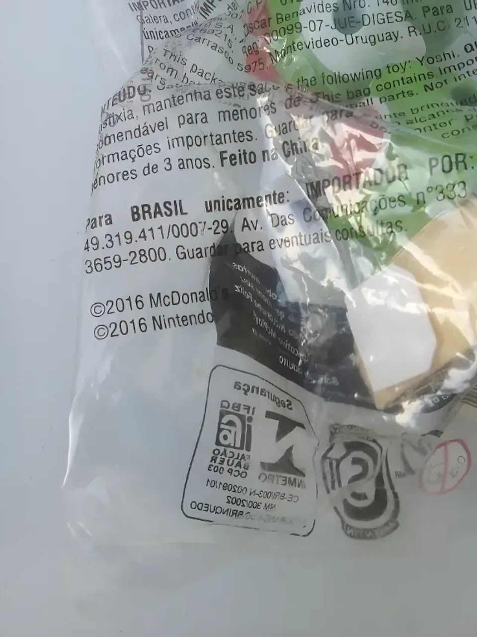 Promocional Lacrado Super Mario Bros Mcdonald's Yoshi 2016 - Foto 4