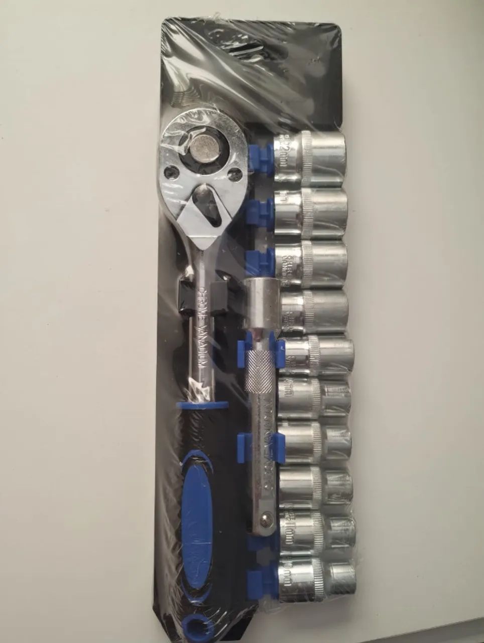 Mestre da Manutenção: Kit Chaves Catraca Sextavado 1/2 com 12 Peças + Extensão - Foto 3