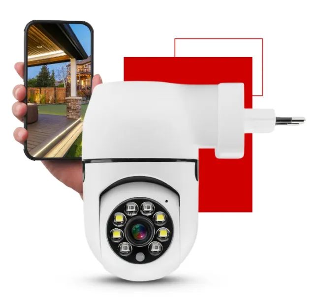 Câmera De Segurança Full Hd Visão Noturna Tomada