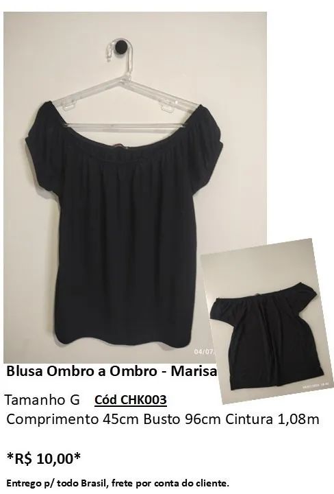 Blusa Ombro a Ombro - Foto 5