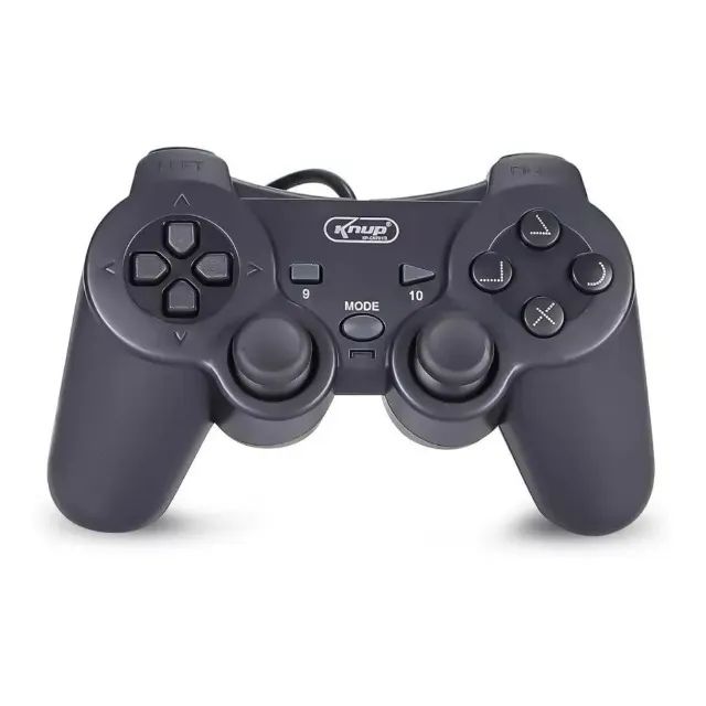 Controle Usb Para Pc Com Fio Joystick Knup KP-CN701 Loja Coimbra Computadores Entrega - Foto 6