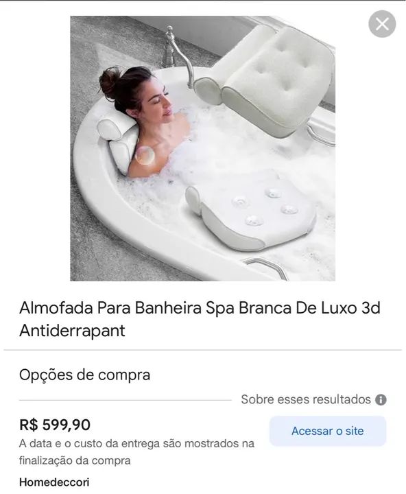 almofada para banheira de luxo - Foto 3