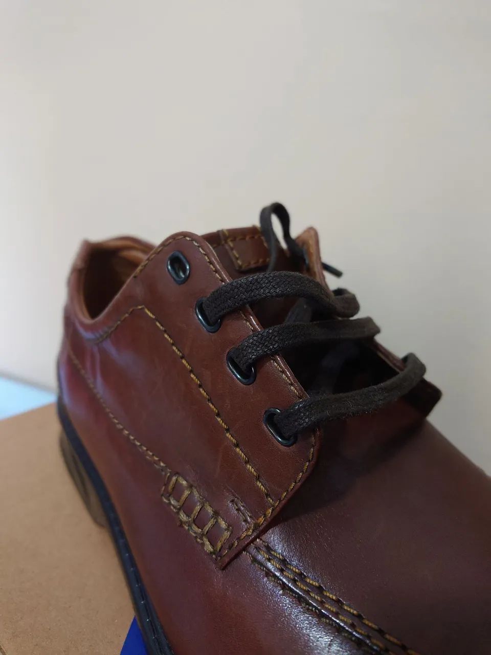 Sapato em Couro Legítimo - Tam 47 - Foto 2