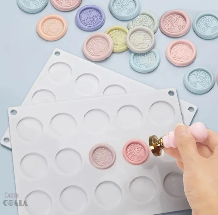 Molde de Silicone para selo, lacre de cera. - Foto 4