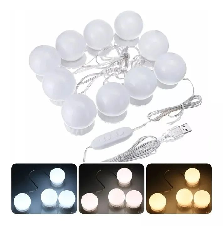Kit Luzes LED para Maquiagem - Iluminação Profissional - Foto 2