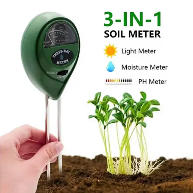 Testador De Solo 3 Em 1 Kit De Teste De Plantas Ao Ar Livre
