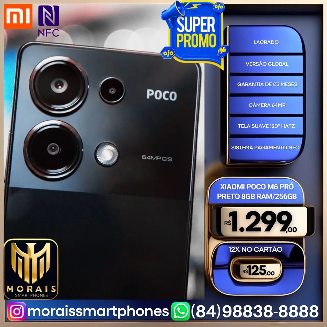 Xiaomi Redmi Note 14 - 256GB/8GB RAM - Verde, Azul - GARANTIA 3 MESES, LACRADO - Foto 5