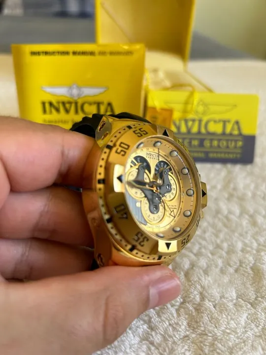 relógio invicta excursion original