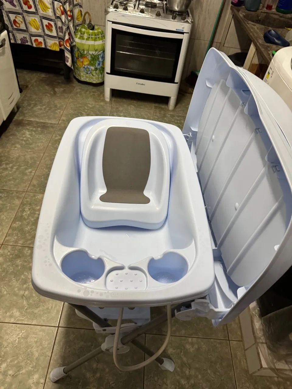 Banheira Galzerano com trocador e suporte  - Foto 2