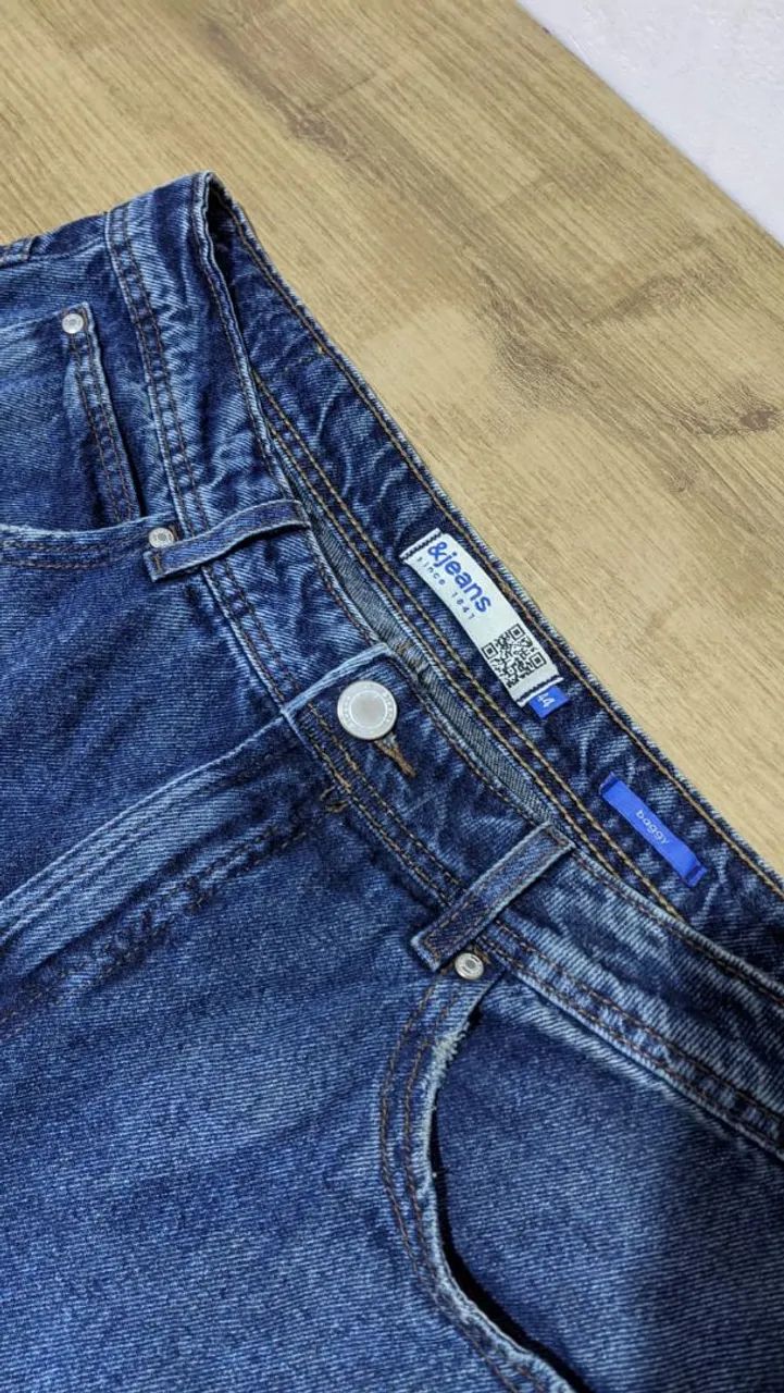 Calça jeans Baggy tamanho 44 CeA - Foto 2