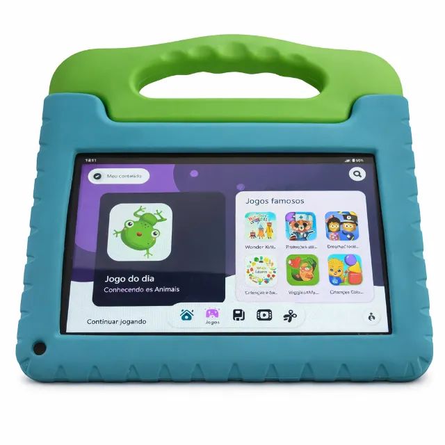 Tablet Infantil Peppa Pig 4gb Ram 64gb Android Multi Nb420 Multicolor (Usado) - Foto 4