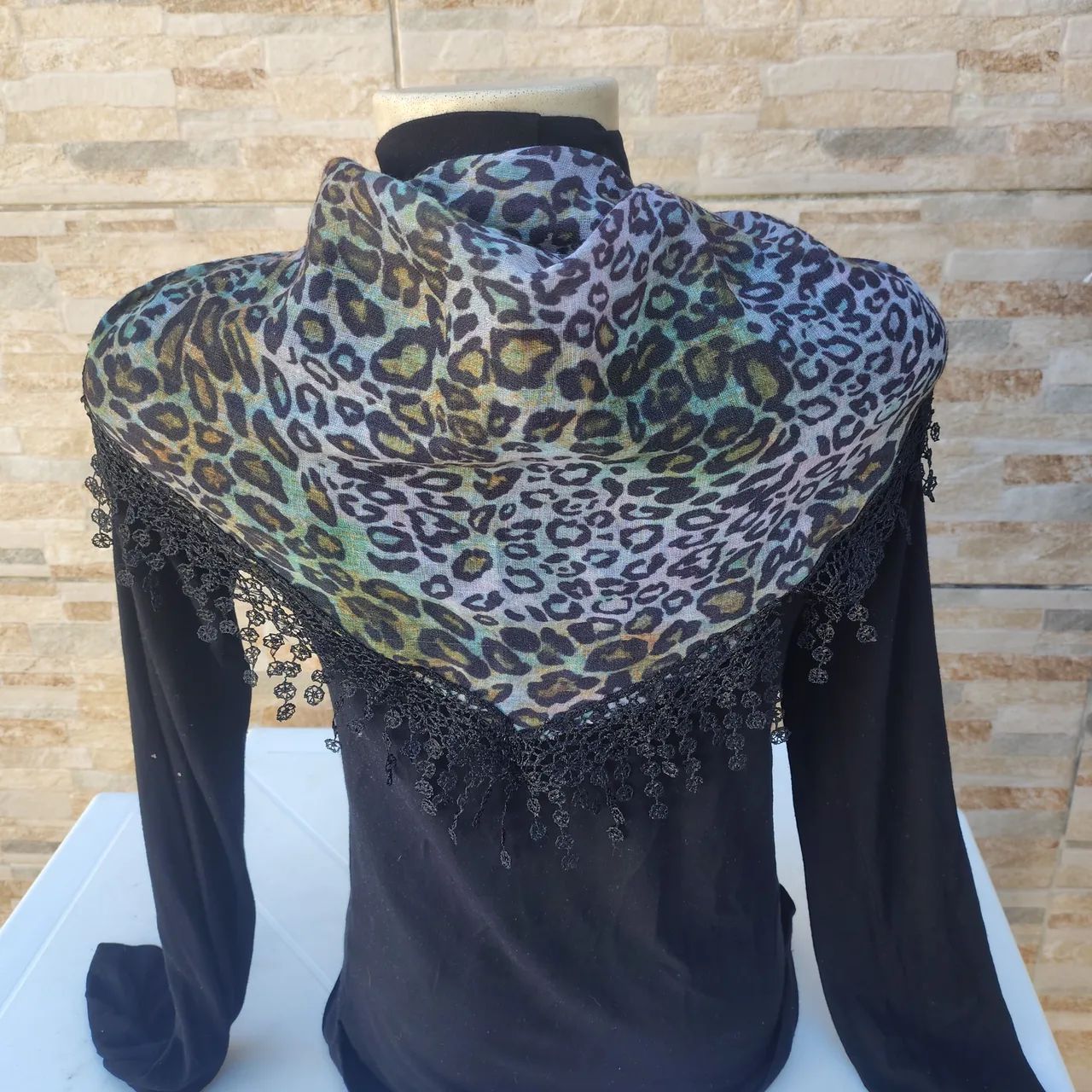 Xale de Renda Feminino - Para Todos os Estilos e Ocasiões  R$ 35 cada" - Foto 4