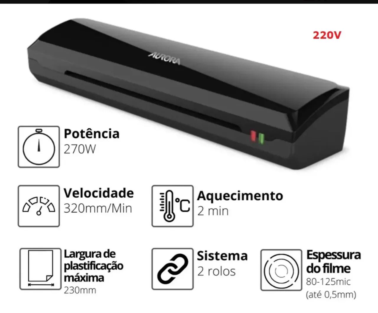 Máquina plastificadora nova - Foto 2