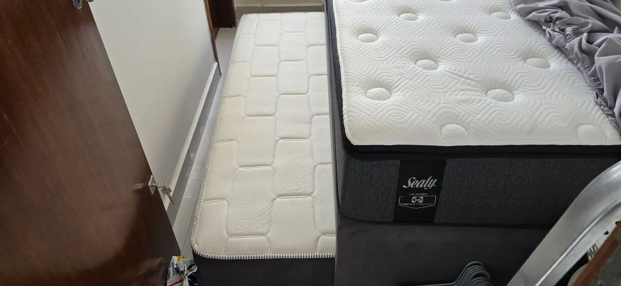 Cama Box Solteiro Sealy com cama auxiliar Young base  - Foto 2