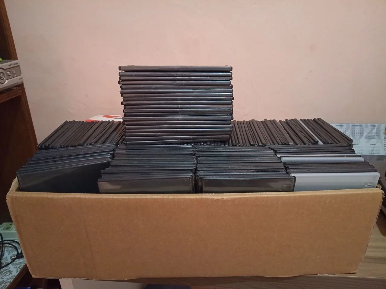 162 estojos de DVD slim
