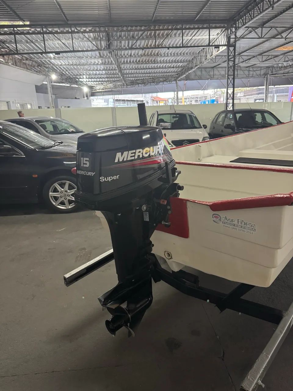 Barco motor mercúry 15 hp super  - Foto 3