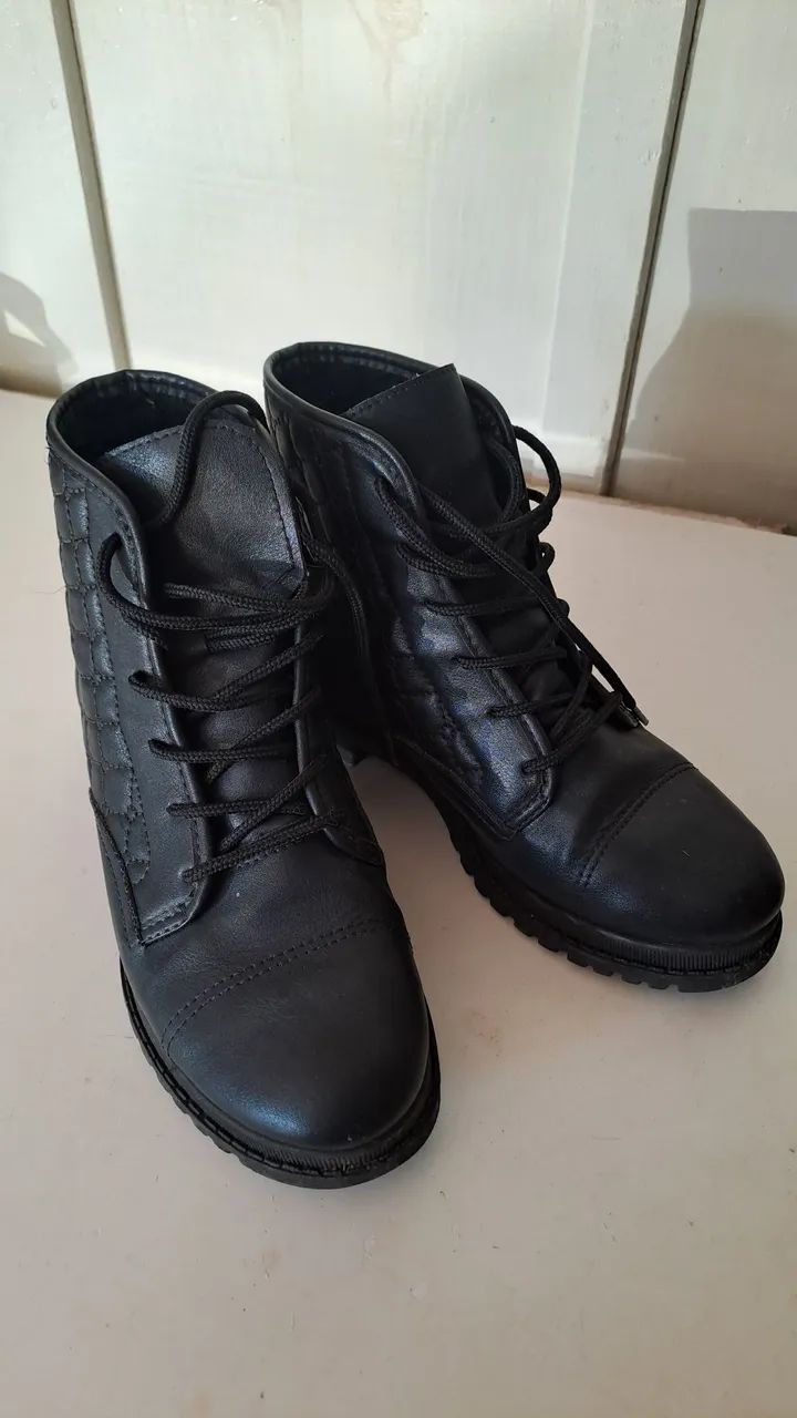 Bota Feminina Preta 34 - Foto 4