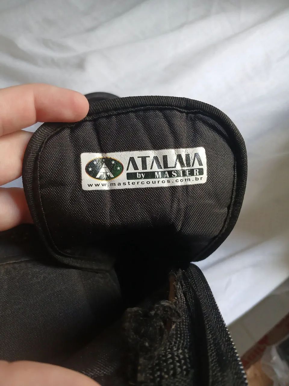 Coturno Tático Atalaia em Couro e Lona com Zíper Lateral - Foto 3