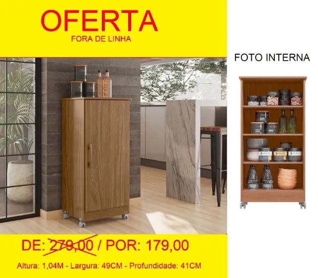 Multi uso com rodinhas inclusas - parcelamos sem juros - Foto 2