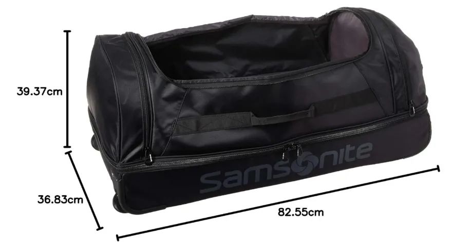 Bolsa de Viagem Samsonite 32" (ENORME) IMPORTADA com rodinhas - Seminova - Foto 2