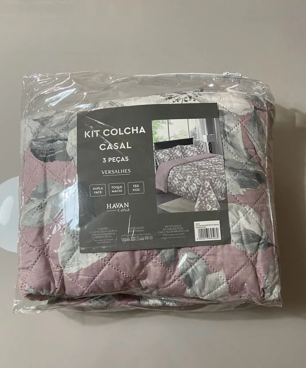 Kit Colcha de casal floral - Foto 3