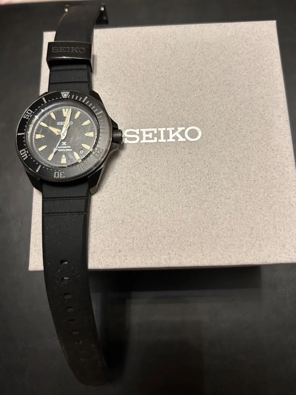 Relógio Seiko Prospex Srpl15K1 Automático Masculino Preto - Foto 3