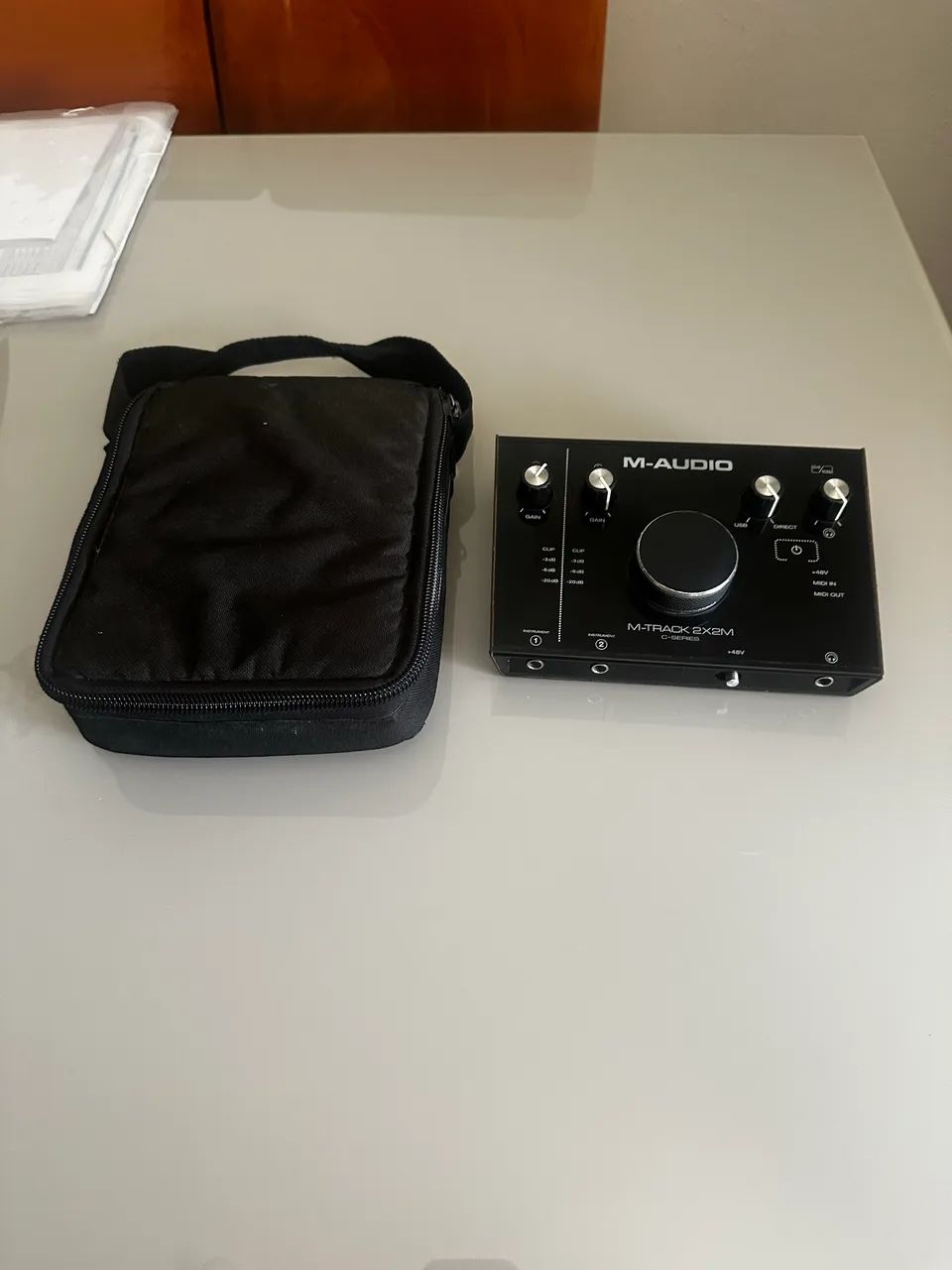 interface de AUDIO M-AUDIO M-TRACK 2X2 PARA GRAVAÇAO (com case) - Foto 3