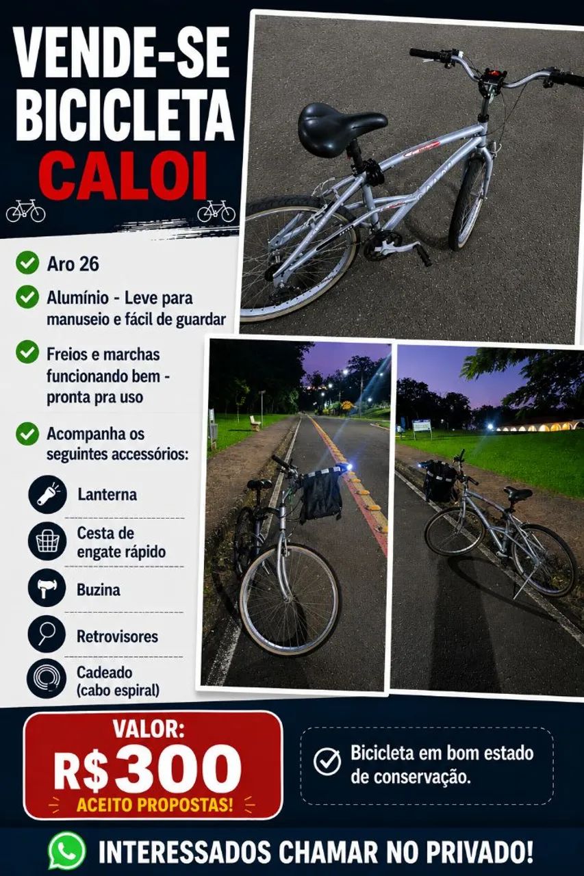 Bicicleta caloi alumínio aro 26 - Foto 5