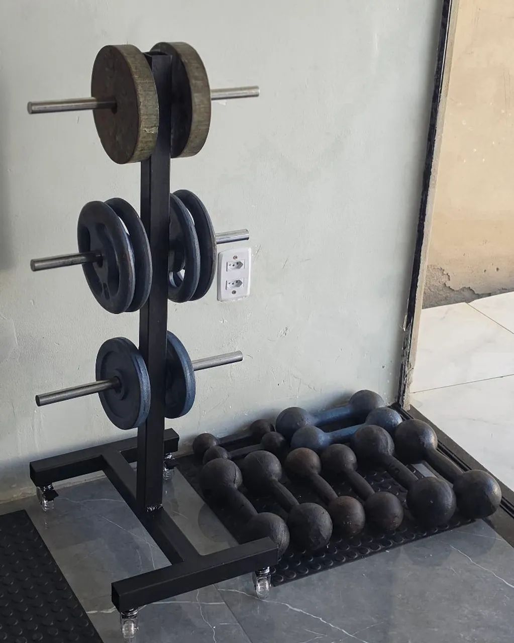 Anilheiro + 40kg de anilha
