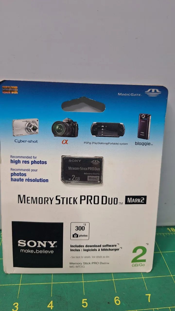 Cartão de memória para câmera digital Sony pro duo 2 GB 