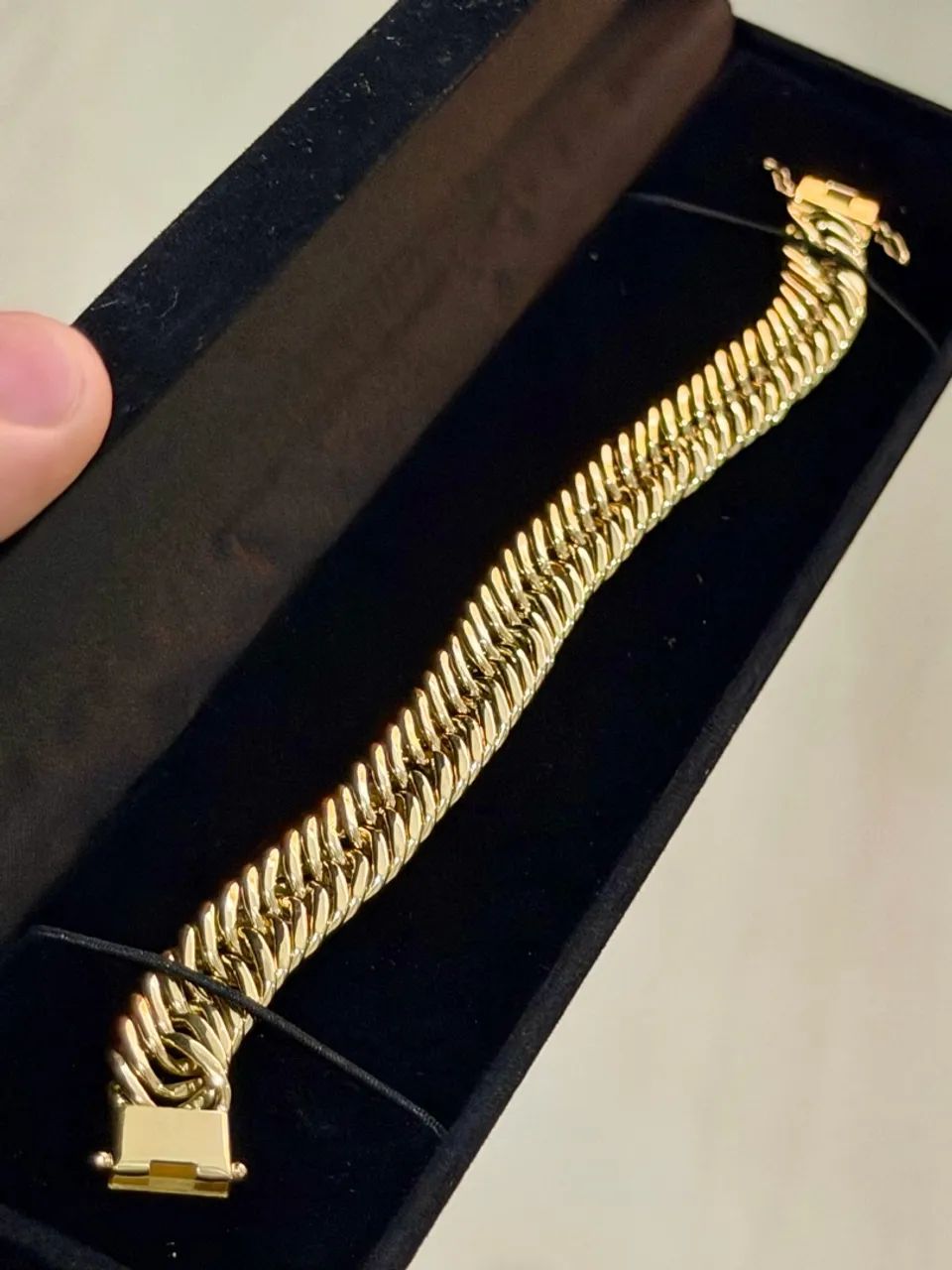 Pulseira groumet triplo 20g - Foto 3