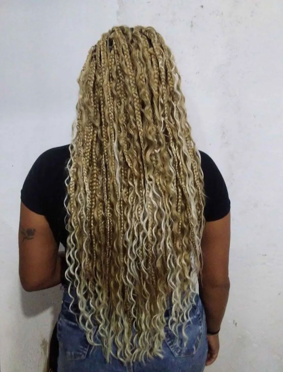 Gypsy braids box braids boho braids cabelo orgânico  - Foto 2