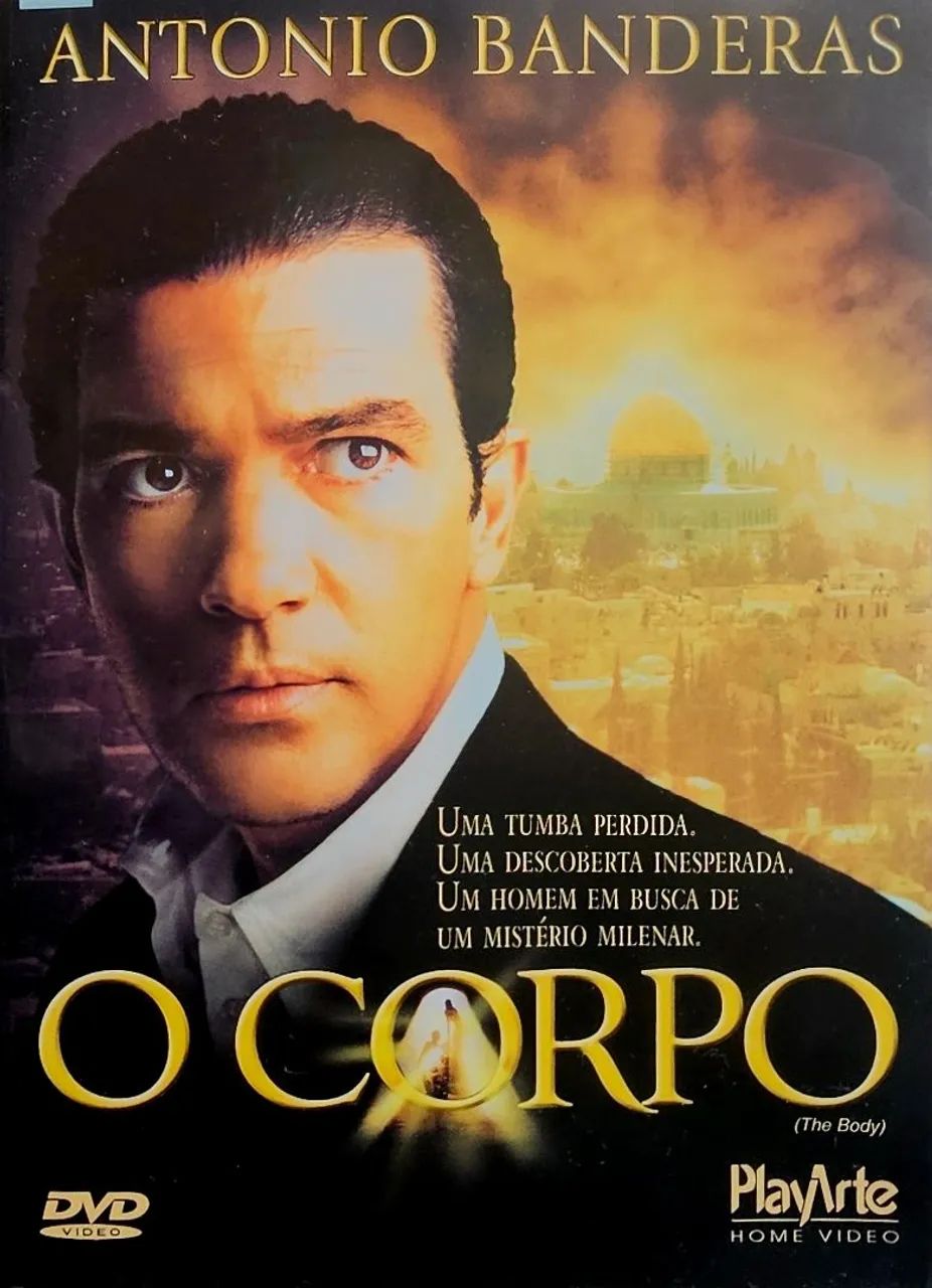 Filme DVD O Corpo com Antonio Banderas - Um filme com muita história.  Novo - PlayArte