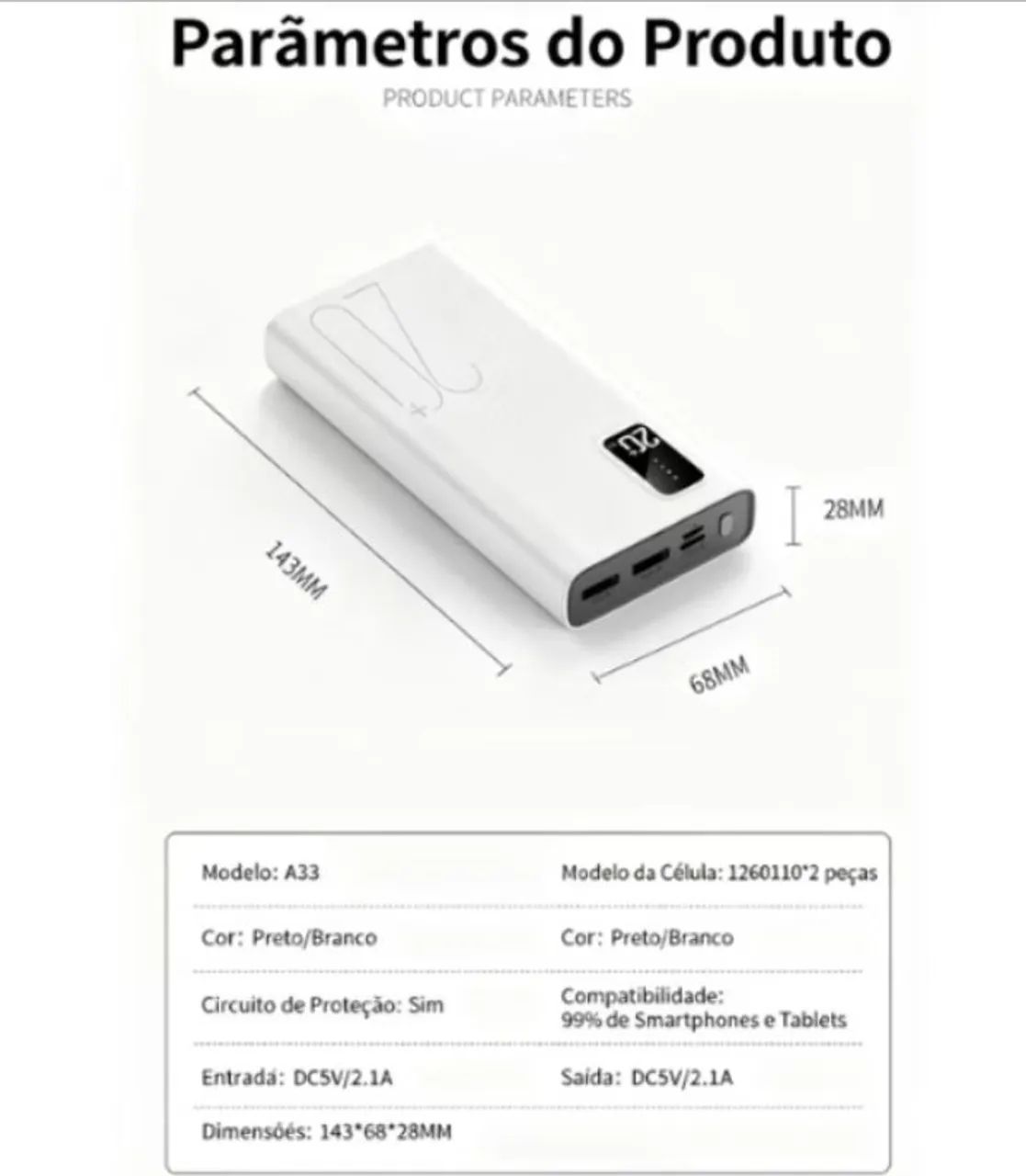Power bank carregador  para celular  - Foto 5