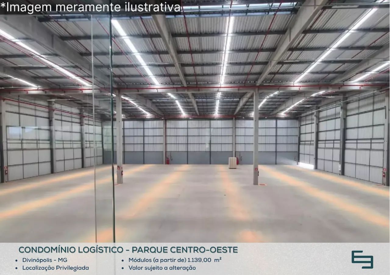 Galpão para alugar em Divinópolis/MG com 1.149,00 m² em condomínio logístico