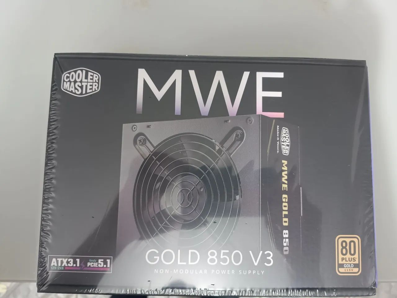 Fonte para Pc cooler Master plus Gold 850w. Nova lacrada.