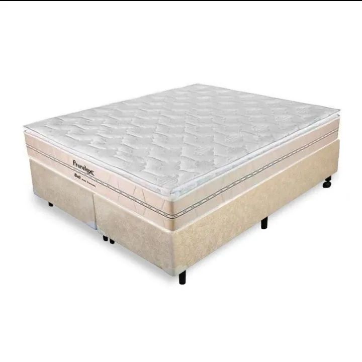 Conjunto Cama Box Queen Prorelax Bali Molas Ensacadas Pillow Top Turn Free  - Foto 3