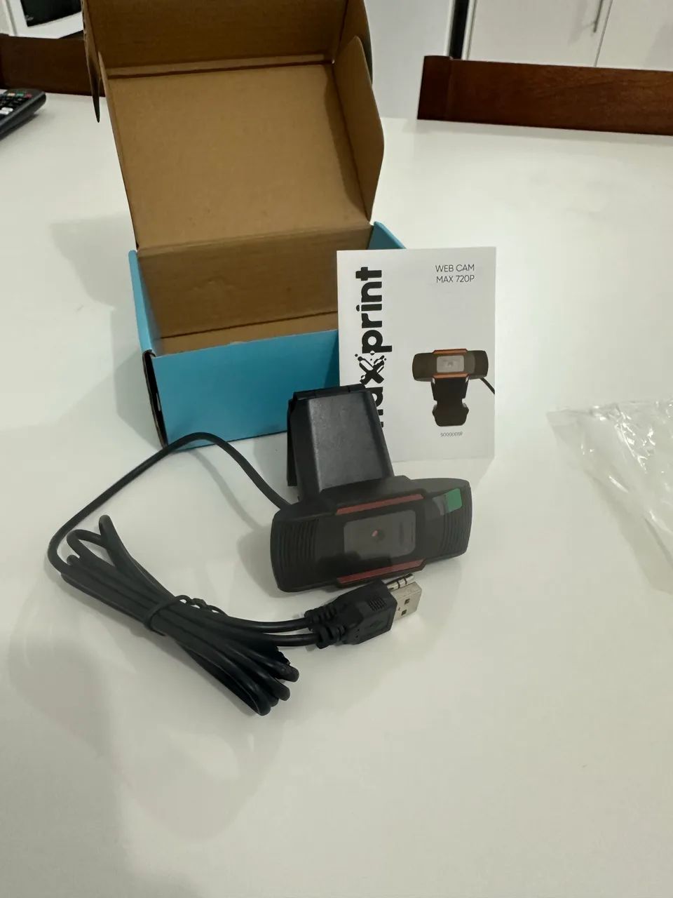 Webcam Maxprint 720p com Microfone - NOVA NA CAIXA - Foto 2