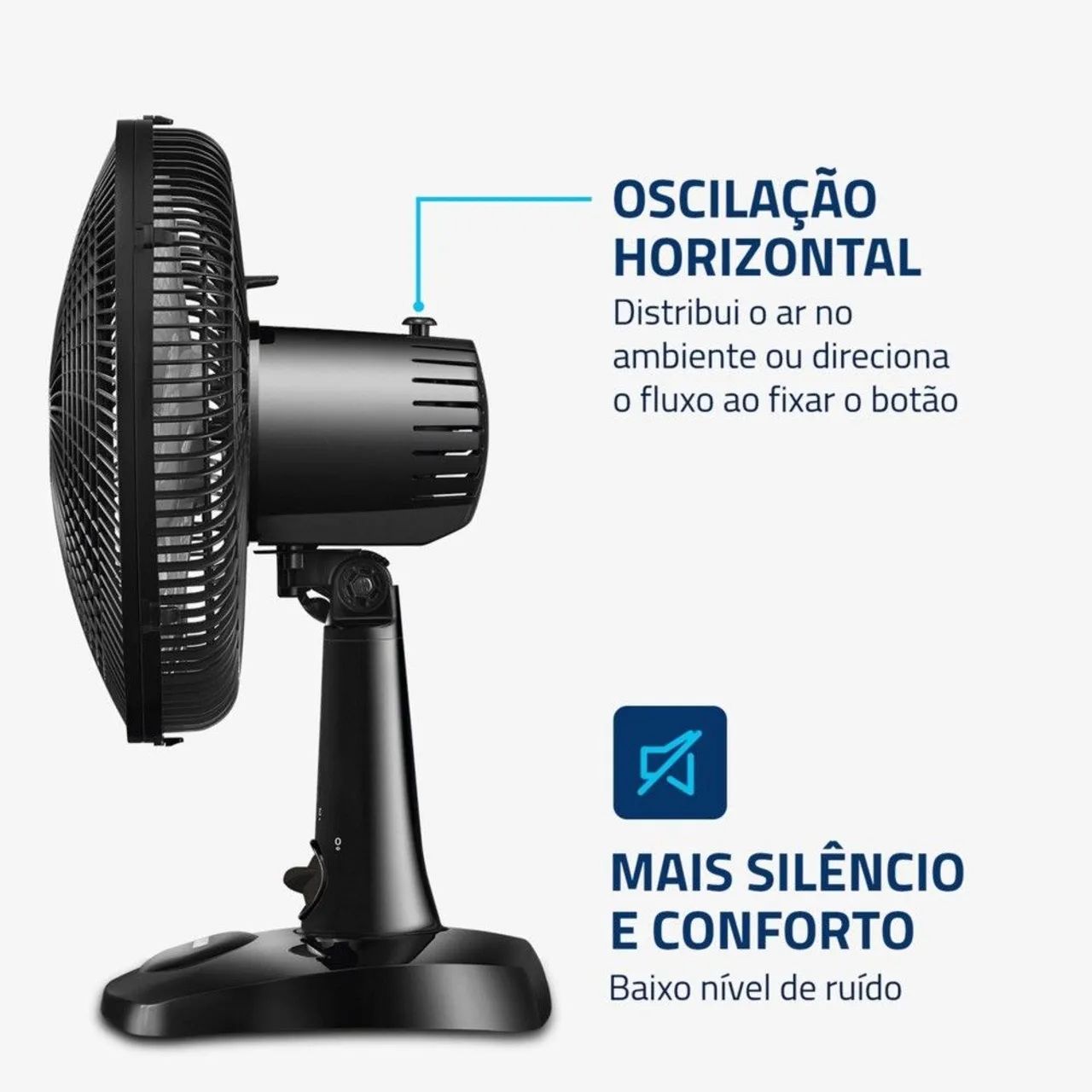 Ventilador de mesa 6 Pás com 3 velocidades.  - Foto 3