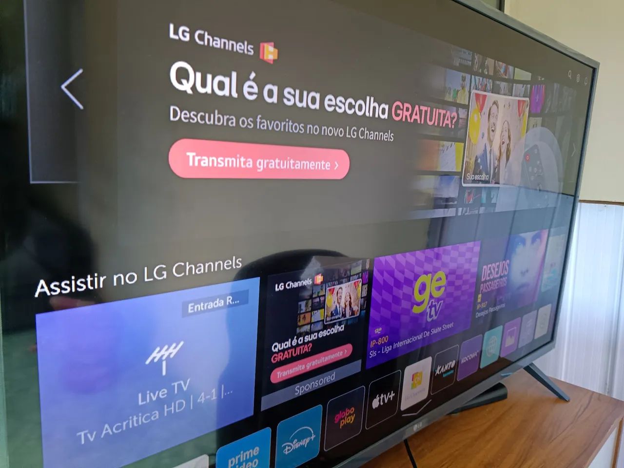 Tv 43 polegadas seminova LG completa leia - Foto 3