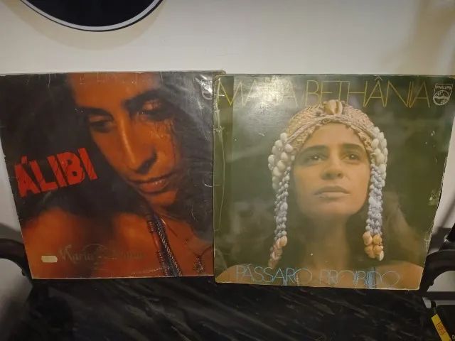 Lp's Maria Bethânia Álibi e Pássaro Proibido