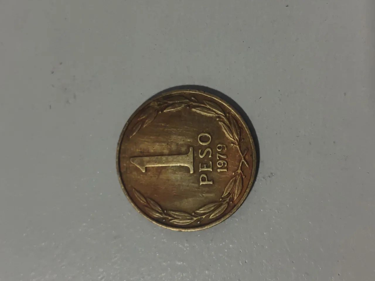Moeda 1Pesos De 1990 Origem Chile. - Foto 2