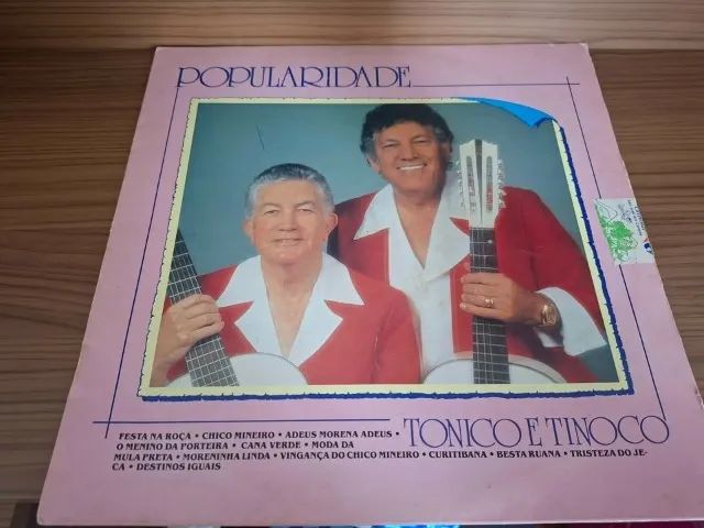  Vinil -> Popularidade (Tonico & Tinoco)