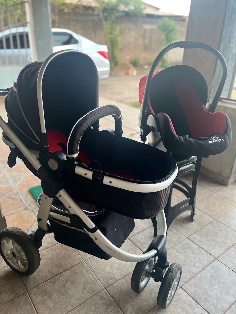 Conjunto carrinho e bebê conforto  - Foto 3