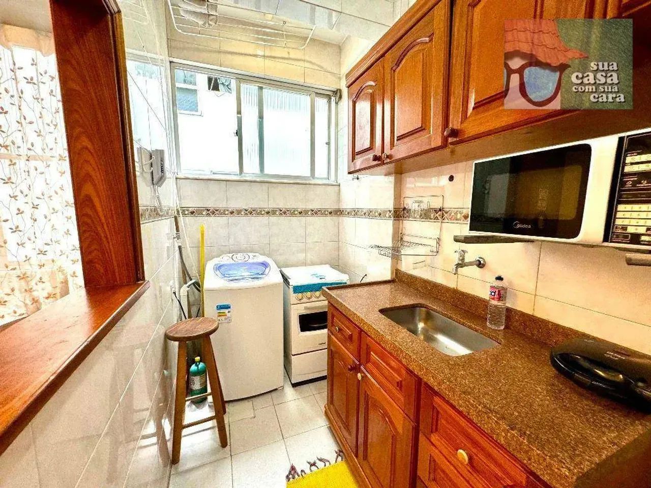 Apartamento quarto e sala mobiliado para locação! - Foto 2