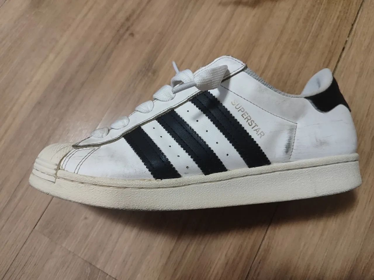 ADIDAS SUPERSTAR OTIGINAL - branco - 37/38  - Foto 4