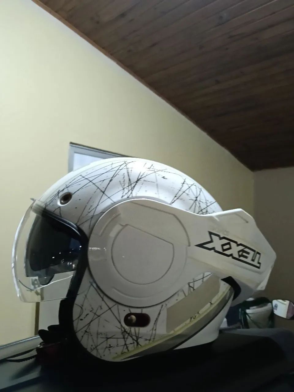 Capacete Texx Stratos 180 escamoteável  - Foto 5