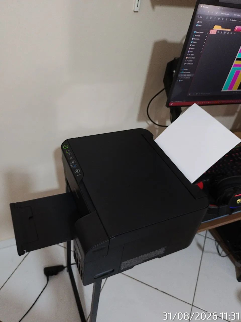 Impressora Tanque de Tinta Multifuncional EPSON L3150 - Foto 3