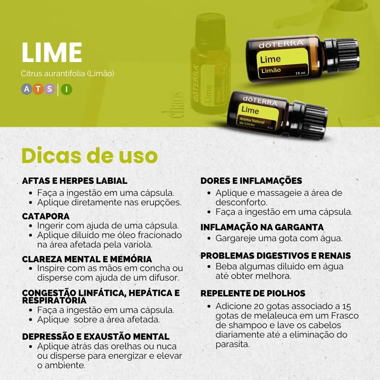 Limão 15ml - Óleo Essencial d?TERRA  - Foto 2